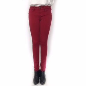 Maurices Red Skinny Pants